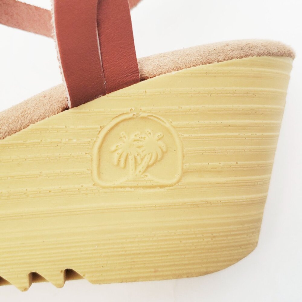 Sears Shoe Place Womens DEAD STOCK Vintage 70's Shoes PLATFORM WEDGE Sandals 8 - Picture 10 of 11